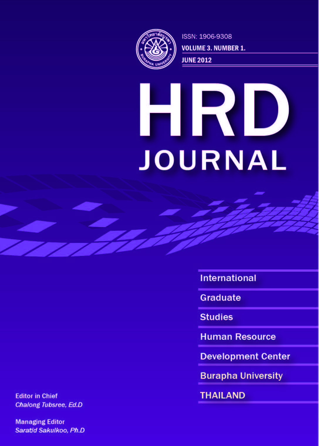 					View Vol. 3 No. 1 (2012): HRD Journal Vol. 3 No. 1 (January-June 2012)
				