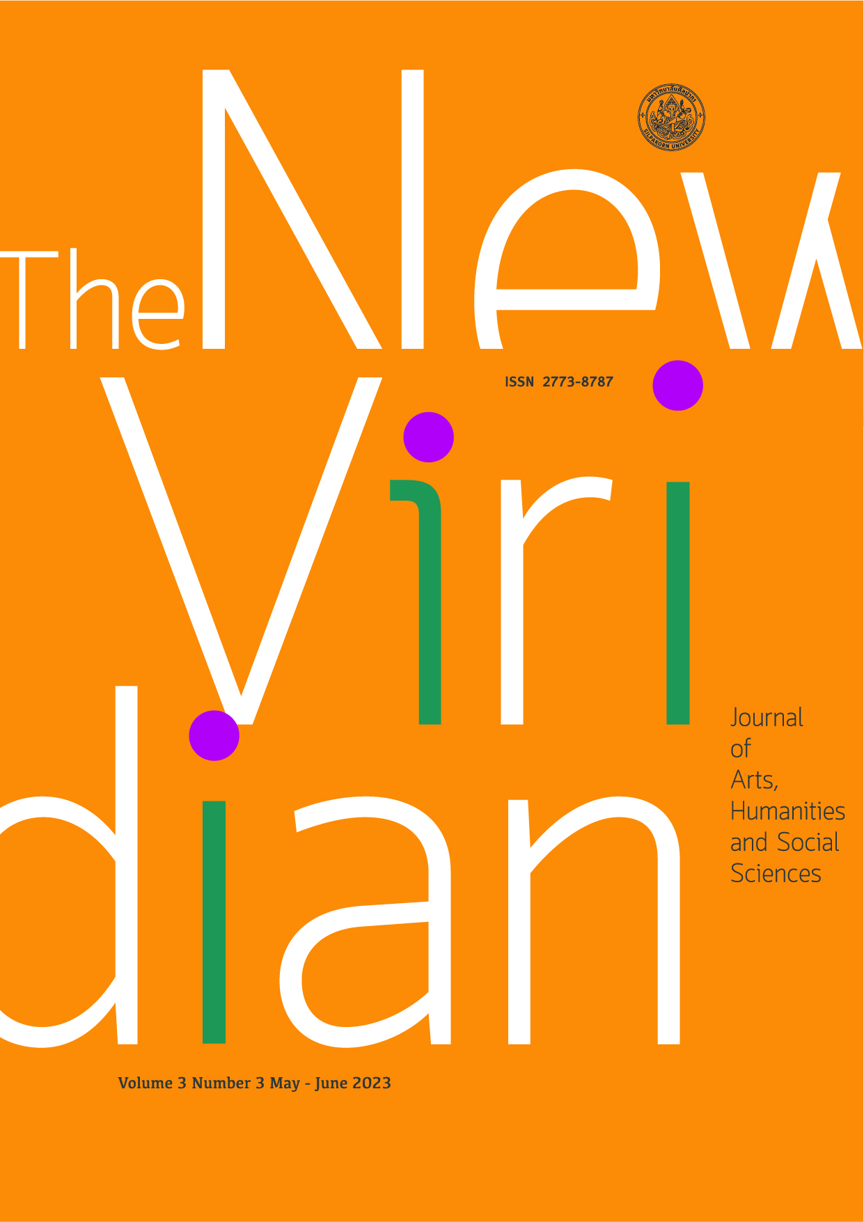 					View Vol. 3 No. 3 (2023): The New Viridian Journal of Arts, Humanities and Social Sciences ( May – June 2023)
				