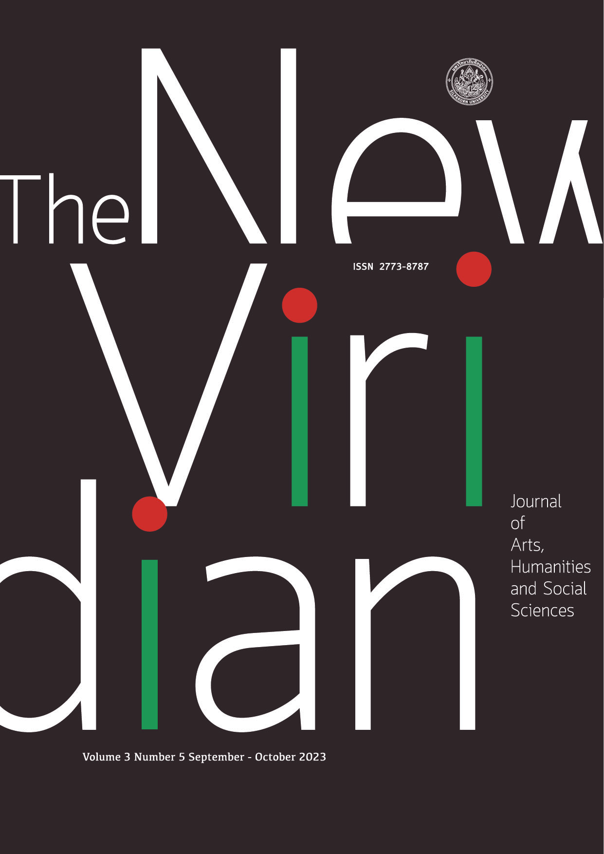 					View Vol. 3 No. 5 (2023): The New Viridian Journal of Arts, Humanities and Social Sciences (September – October 2023)
				